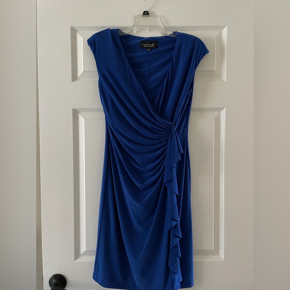 Evan Picone Black Label Royal Blue Cocktail Dress